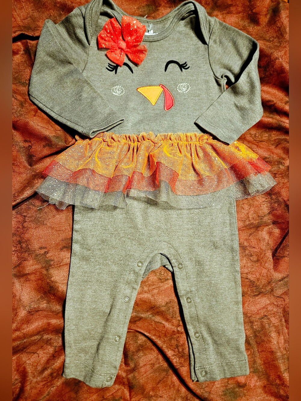 Infant Girls Turkey Tutu Outfit NWT